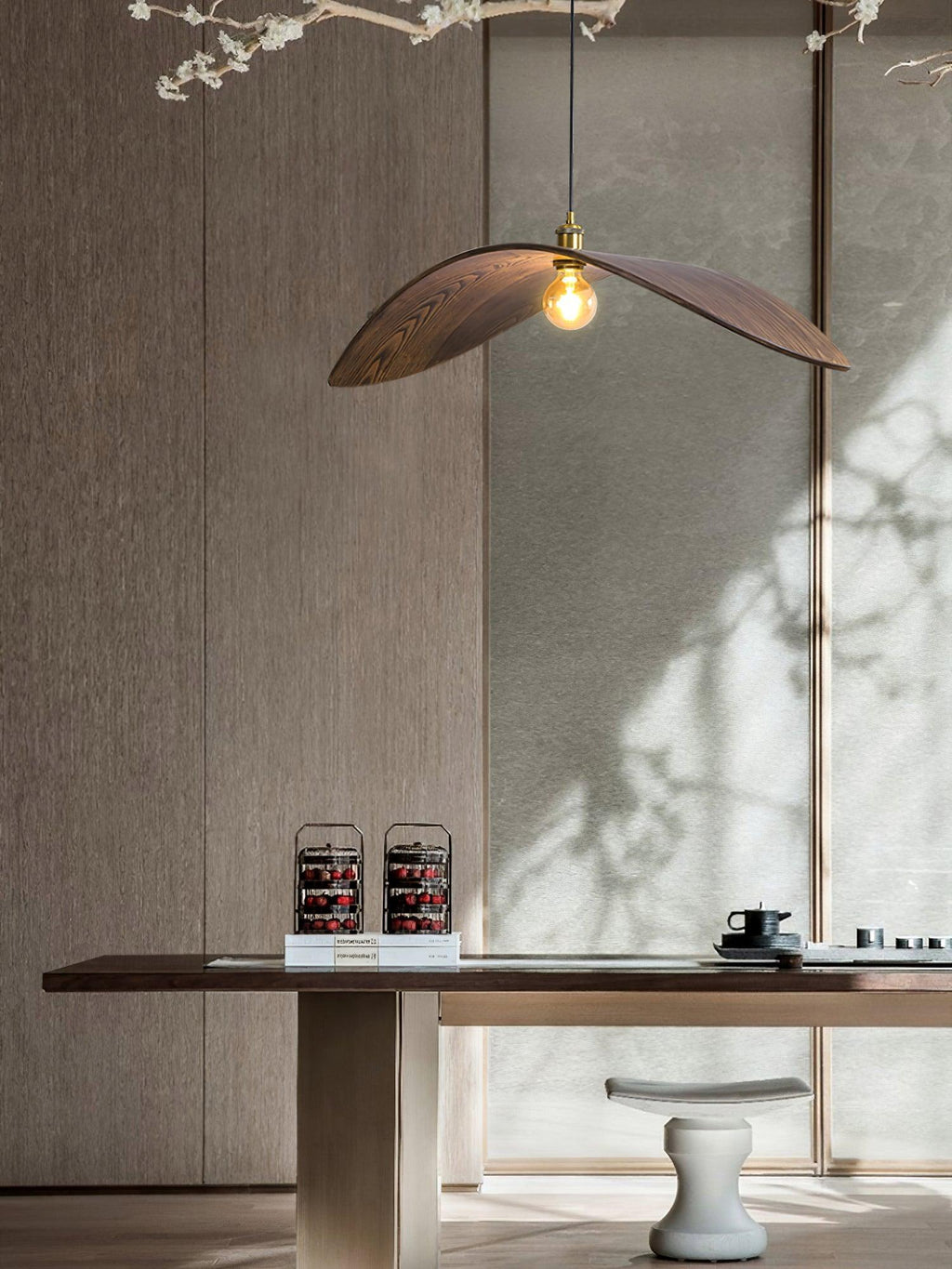 Lymiror Suspension en Bois Art Nordique - Neutralighting