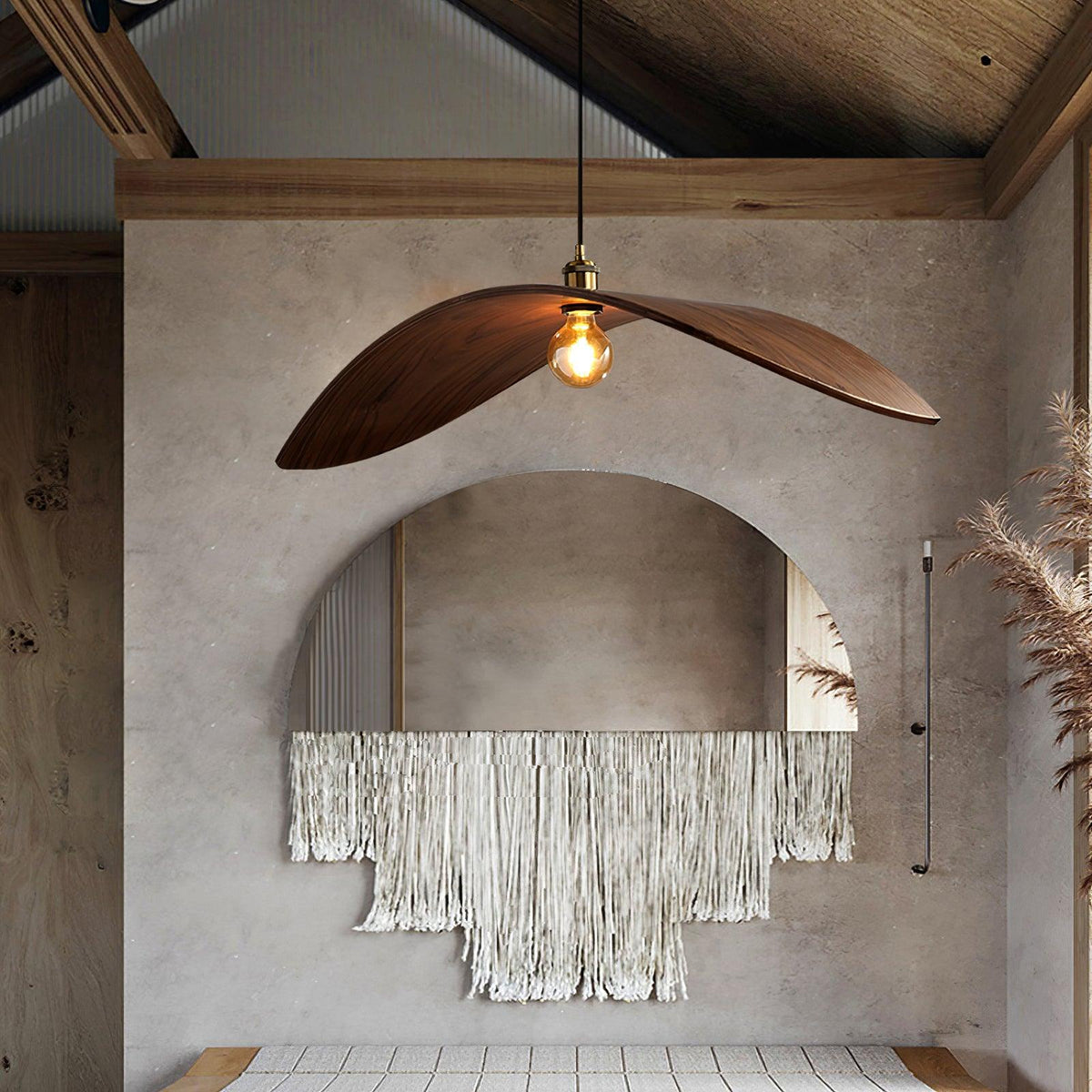 Lymiror Suspension en Bois Art Nordique - Neutralighting