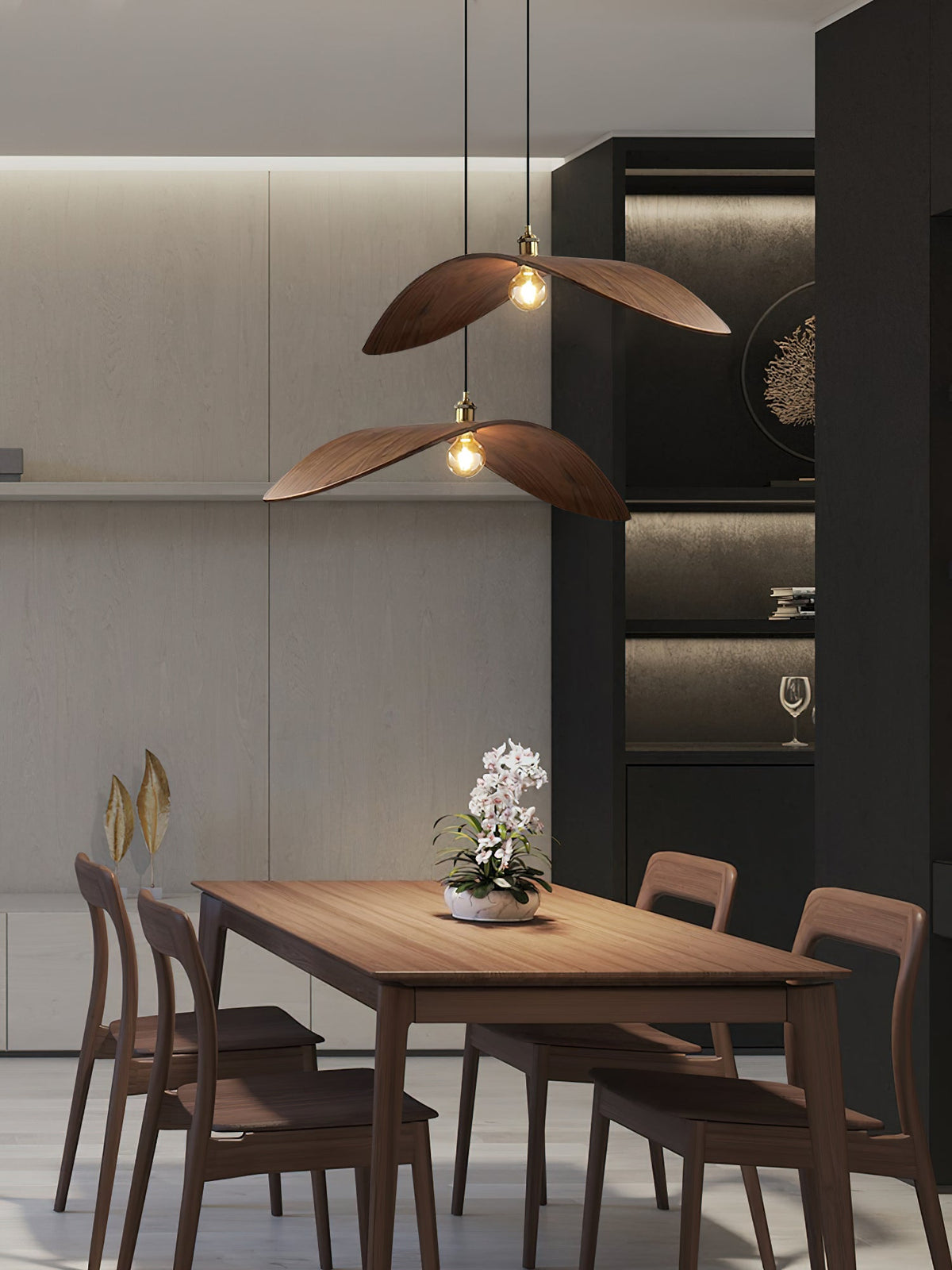 Lymiror Suspension en Bois Art Nordique - Neutralighting