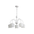 Lustra Chandelier Floral Blanc Élégant - Neutralighting