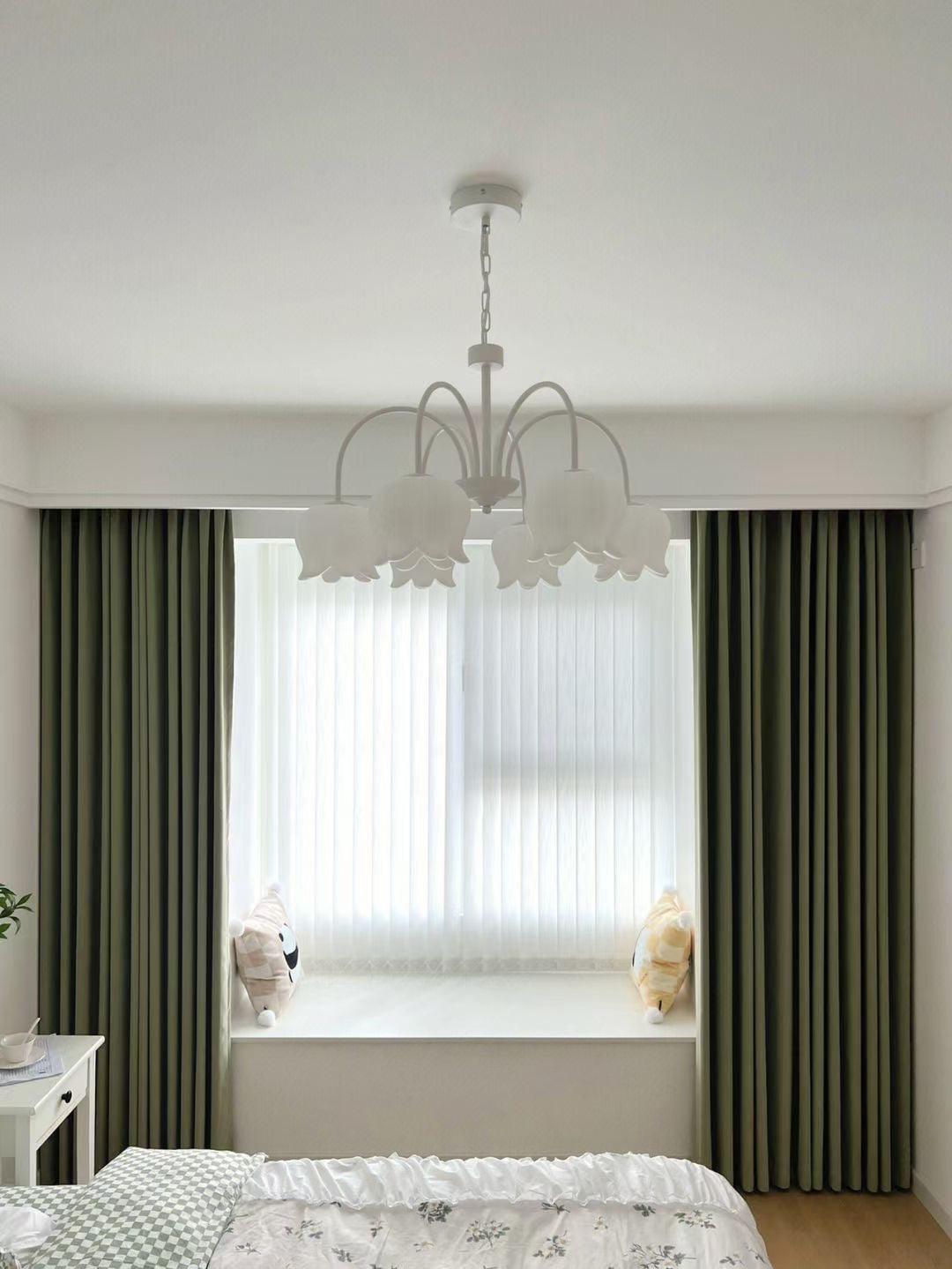 Lustra Chandelier Floral Blanc Élégant - Neutralighting