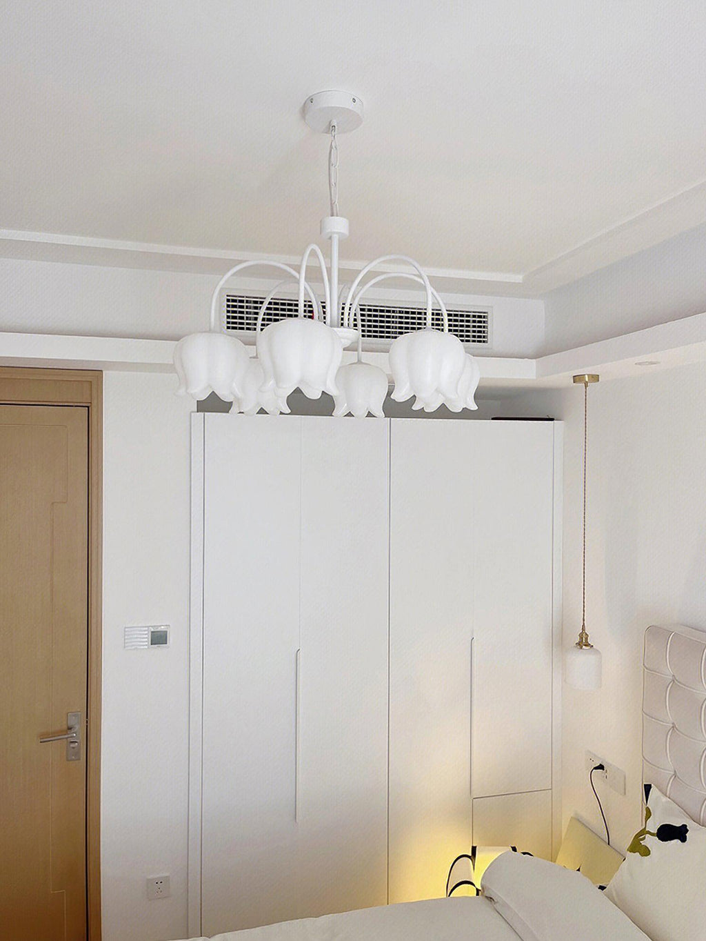 Lustra Chandelier Floral Blanc Élégant - Neutralighting