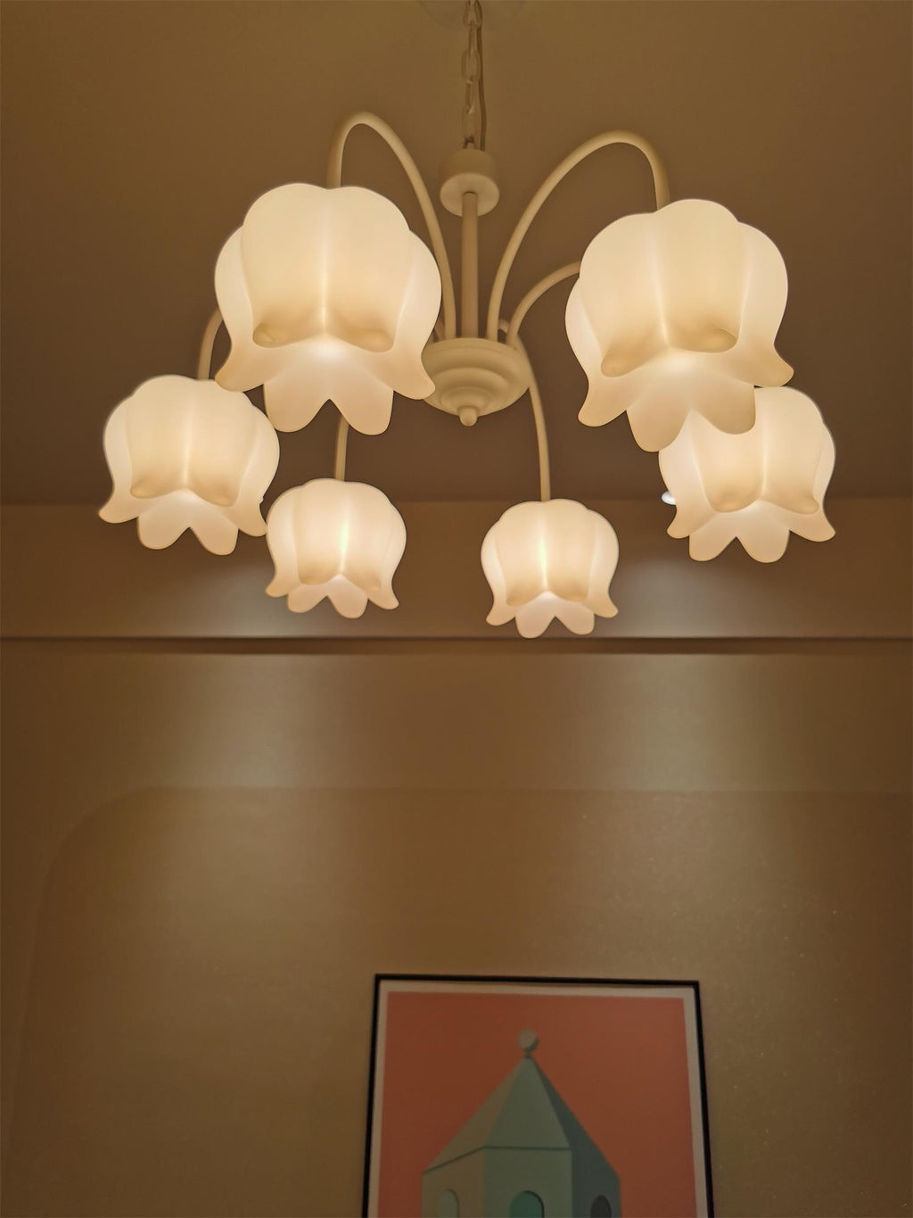 Lustra Chandelier Floral Blanc Élégant - Neutralighting