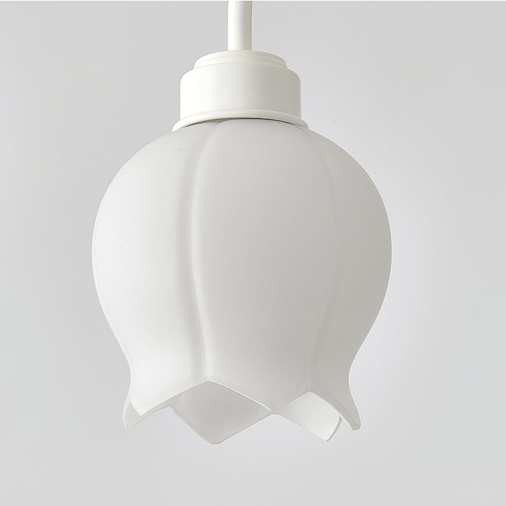 Lustra Chandelier Floral Blanc Élégant - Neutralighting