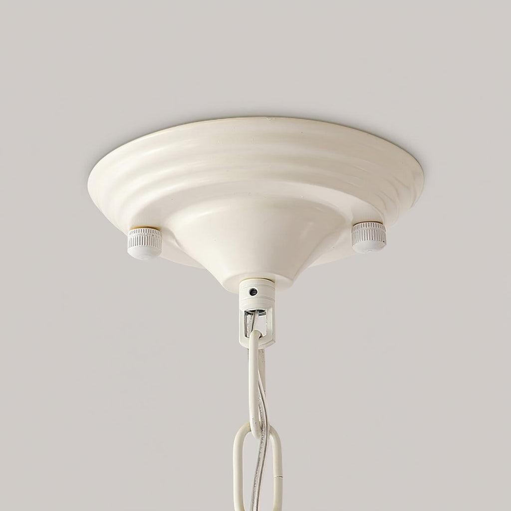 Lustra Chandelier Floral Blanc Élégant - Neutralighting