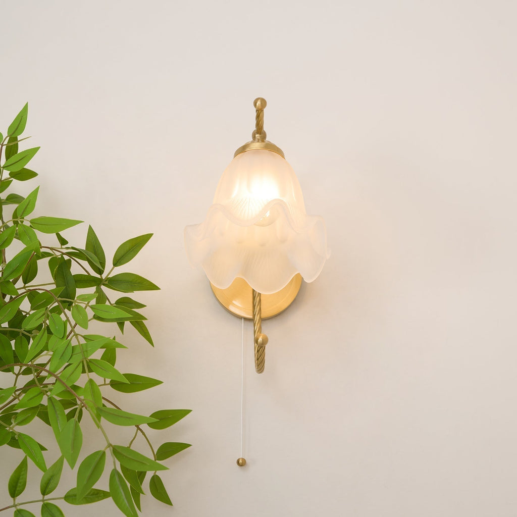 Lustra Applique Murale en Laiton Col de Cygne avec Verre - Neutralighting