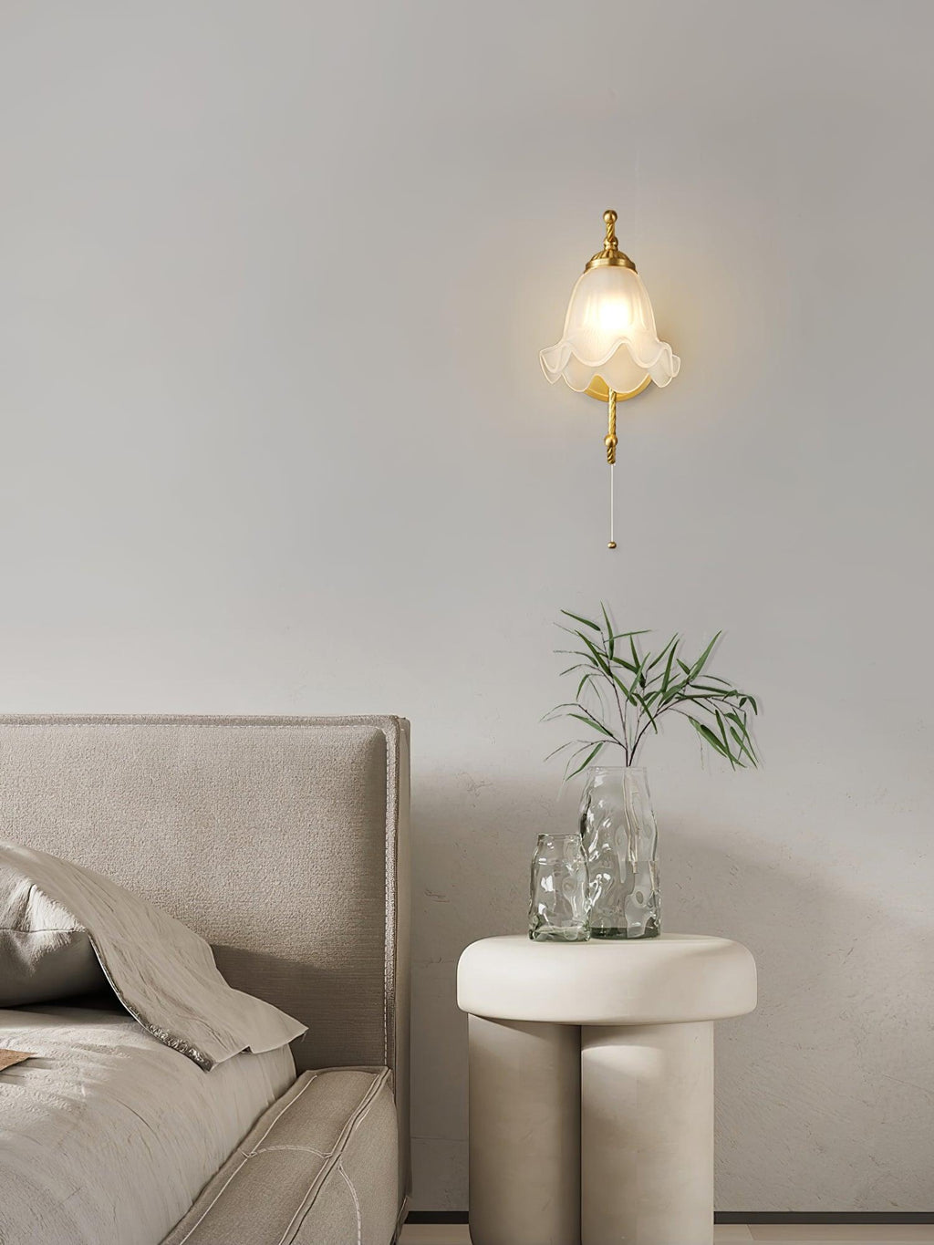 Lustra Applique Murale en Laiton Col de Cygne avec Verre - Neutralighting