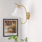 Lustra Applique Murale en Laiton Col de Cygne avec Verre - Neutralighting