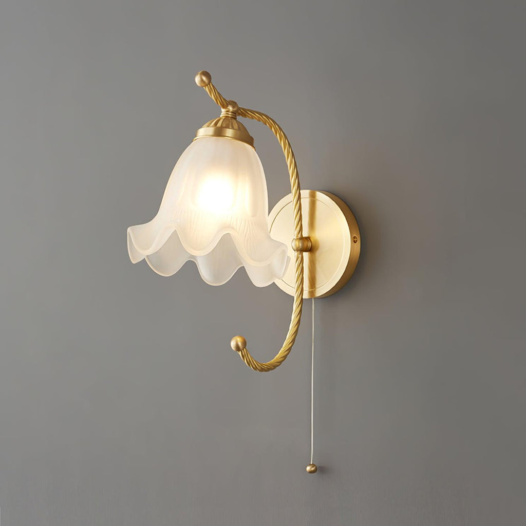 Lustra Applique Murale en Laiton Col de Cygne avec Verre - Neutralighting