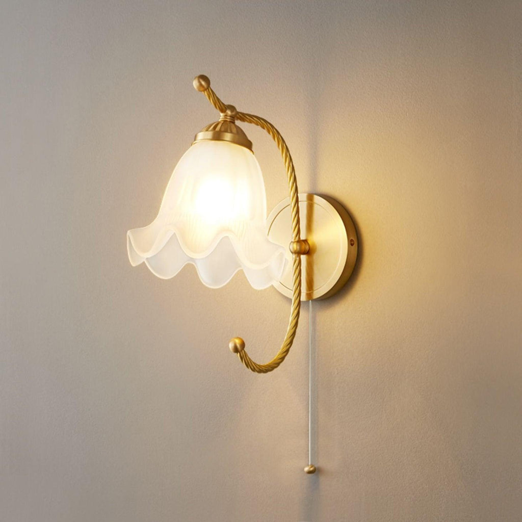 Lustra Applique Murale en Laiton Col de Cygne avec Verre - Neutralighting