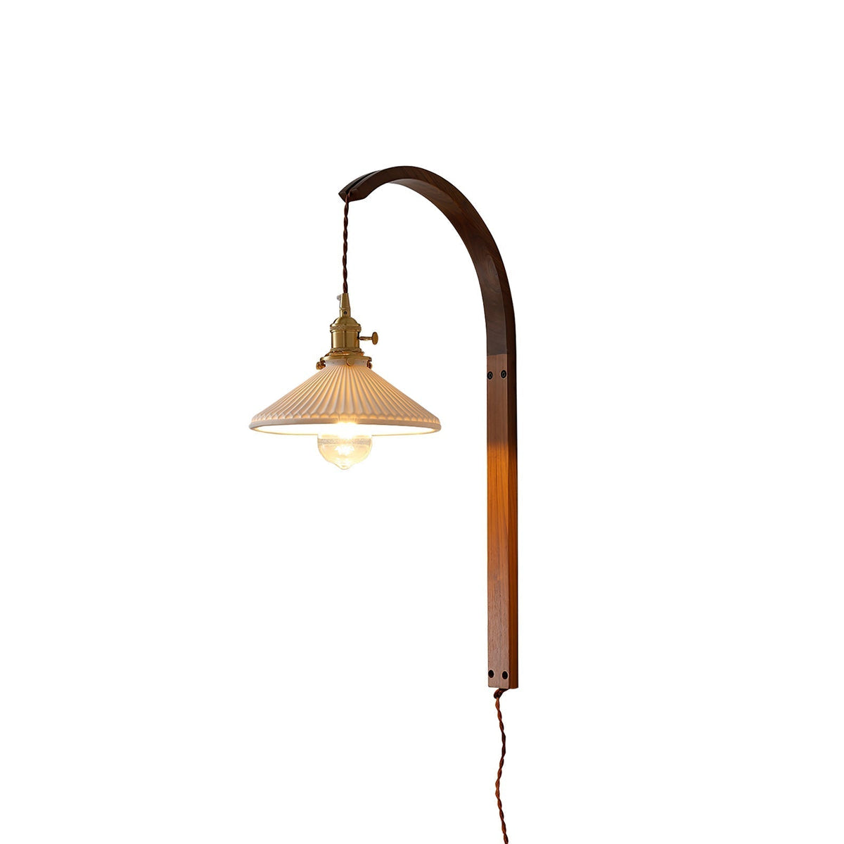 Dapple Applique Murale Moderne Minimaliste En Céramique De Noyer - Neutralighting
