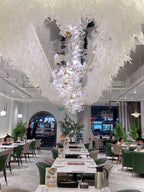 Olivia Céramique Gingko Feuille Lustre - Neutralighting