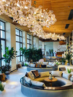 Olivia Céramique Gingko Feuille Lustre - Neutralighting