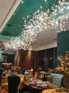 Olivia Céramique Gingko Feuille Lustre - Neutralighting