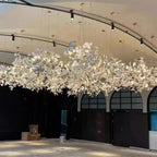 Olivia Céramique Gingko Feuille Lustre - Neutralighting