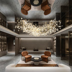 Olivia Céramique Gingko Feuille Lustre - Neutralighting