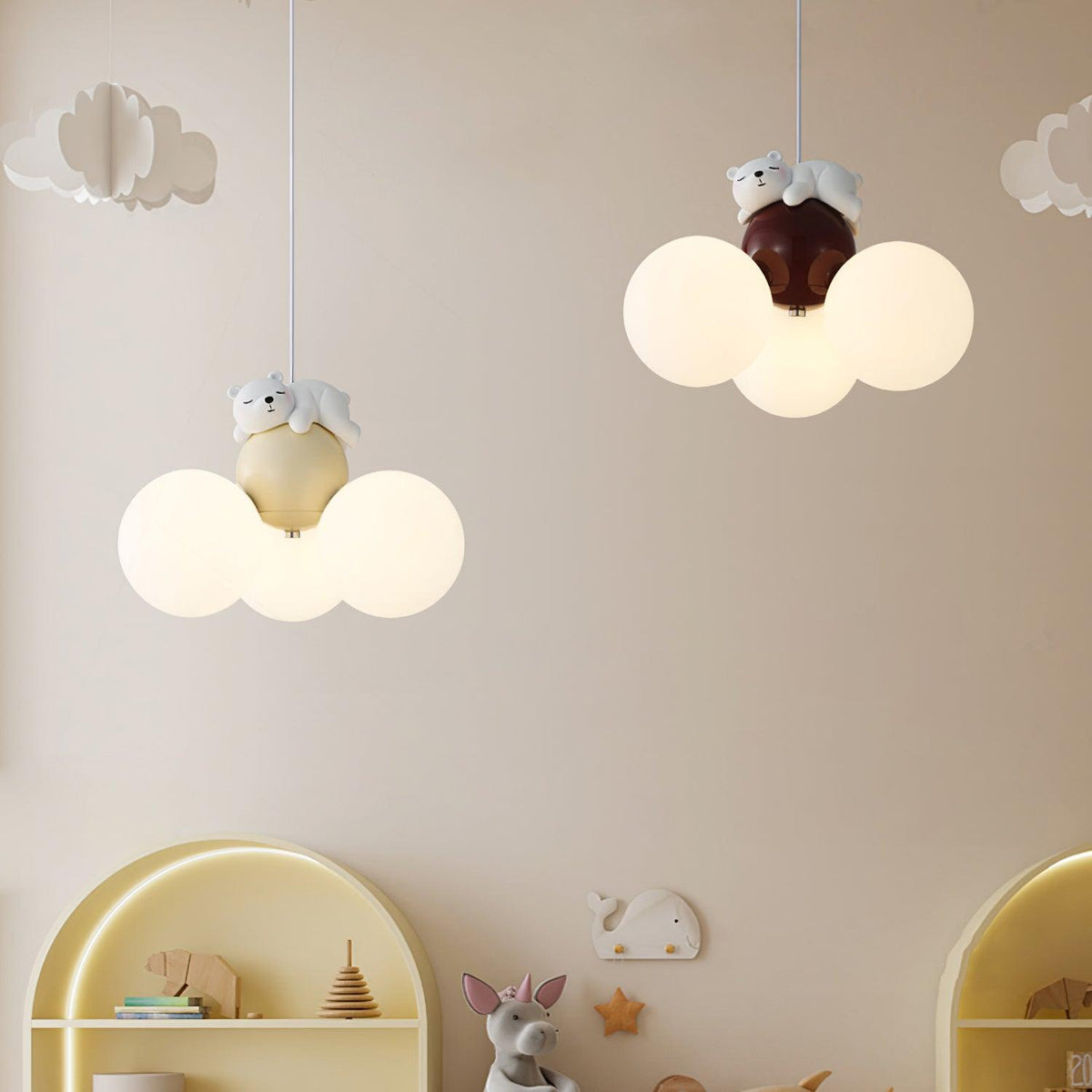 Aria Lampe Suspension Résine Animaux Mignons - Neutralighting