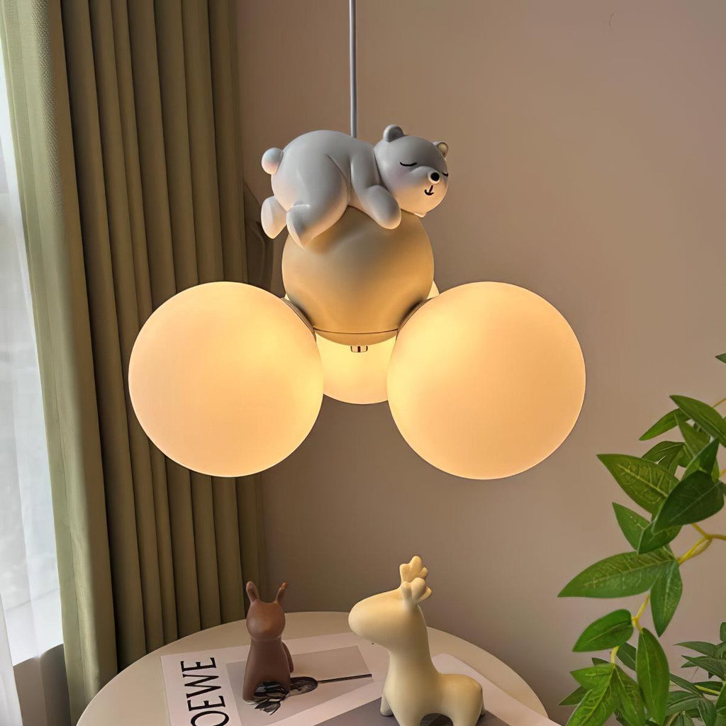 Aria Lampe Suspension Résine Animaux Mignons - Neutralighting
