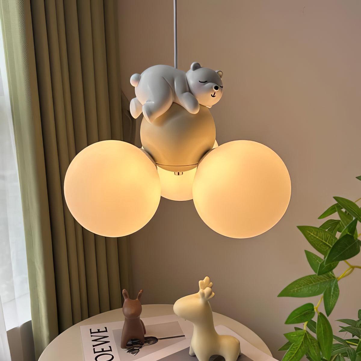 Aria Lampe Suspension Résine Animaux Mignons - Neutralighting