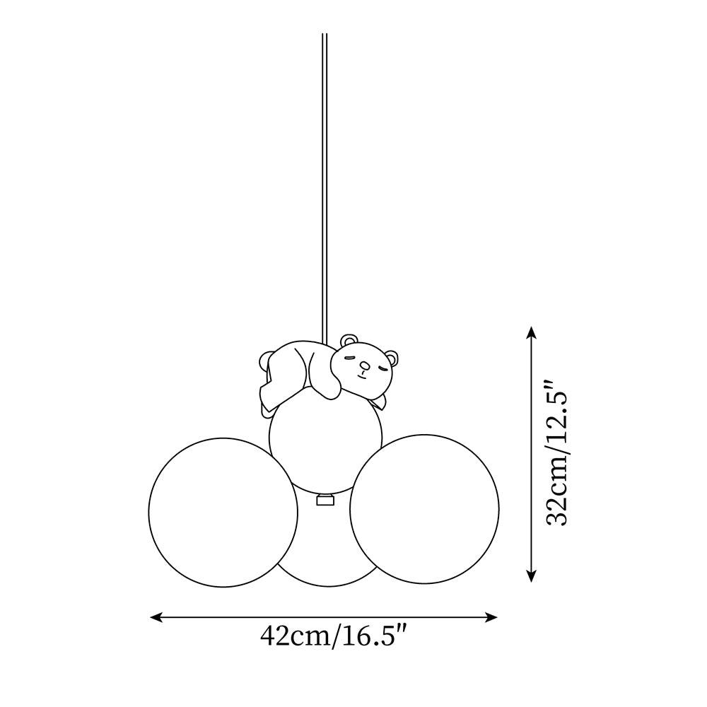 Aria Lampe Suspension Résine Animaux Mignons - Neutralighting
