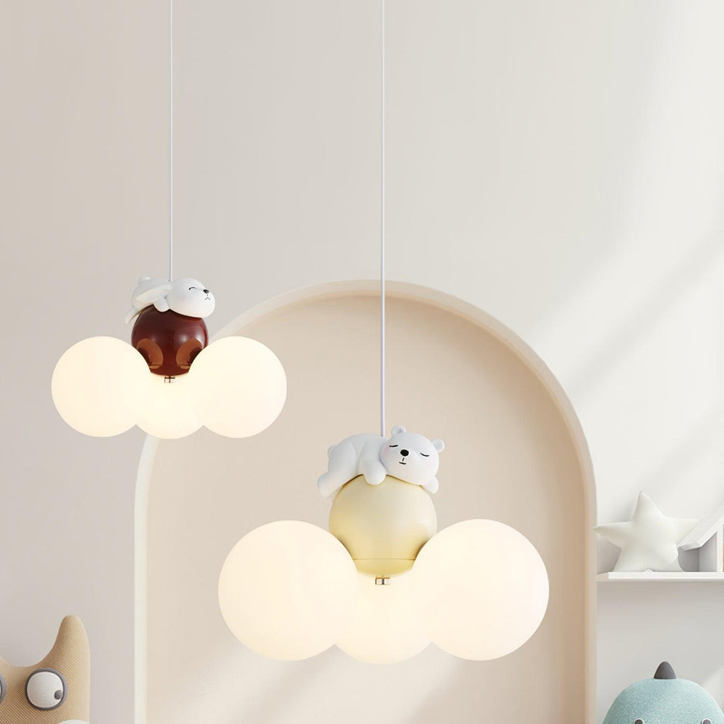 Aria Lampe Suspension Résine Animaux Mignons - Neutralighting
