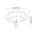 Quen Plafonnier ludique ourson et gâteau pour chambre d’enfant - Neutralighting