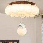 Quen Plafonnier ludique ourson et gâteau pour chambre d’enfant - Neutralighting