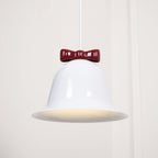 Cloches Mignonnes Lampe Suspendue en Verre avec Nœud Délicat - Neutralighting