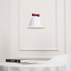 Cloches Mignonnes Lampe Suspendue en Verre avec Nœud Délicat - Neutralighting