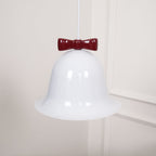 Cloches Mignonnes Lampe Suspendue en Verre avec Nœud Délicat - Neutralighting