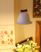Cloches Mignonnes Lampe Suspendue en Verre avec Nœud Délicat - Neutralighting