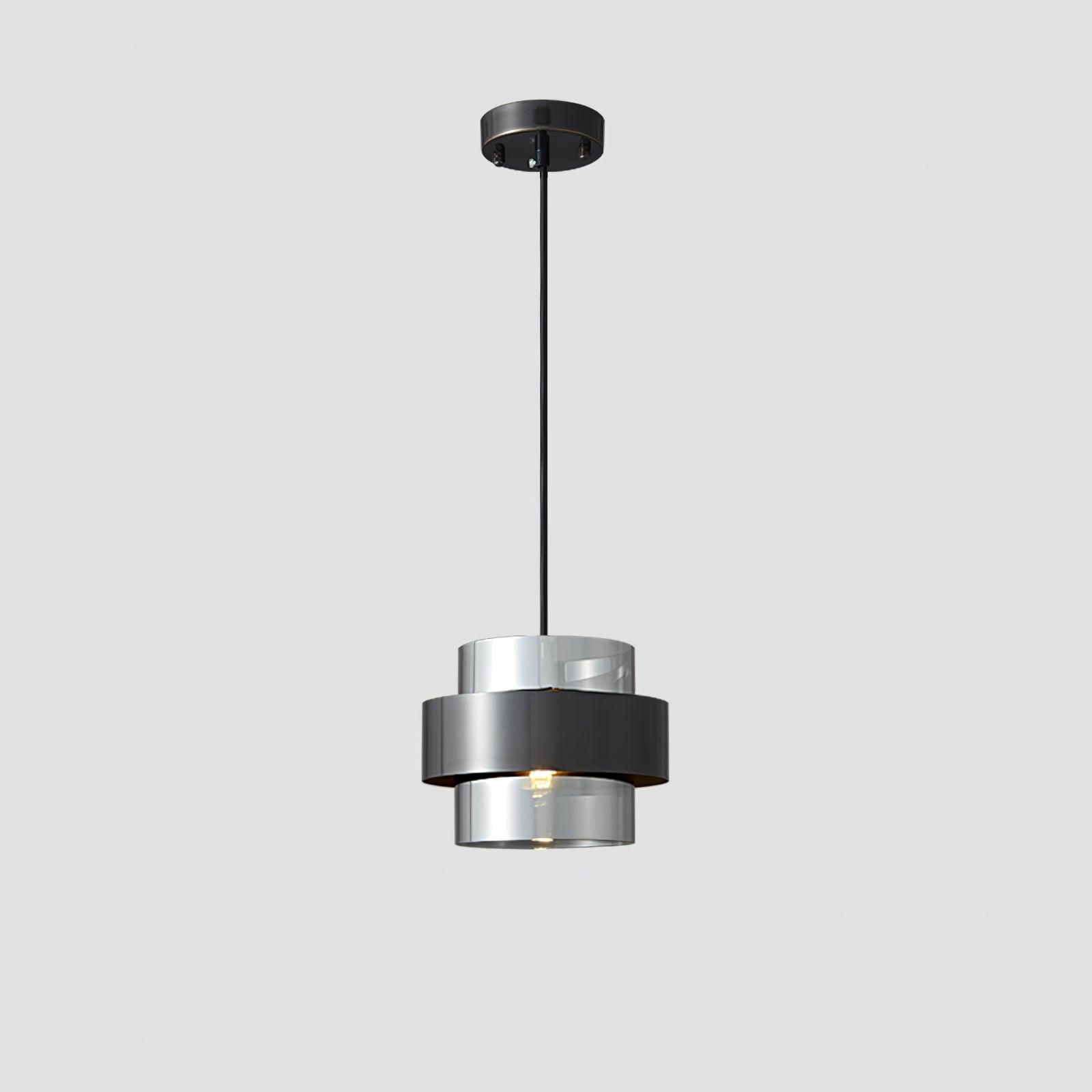 Solara Suspension en Laiton Cylindre Verre Contemporain - Neutralighting