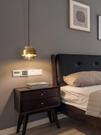 Solara Suspension en Laiton Cylindre Verre Contemporain - Neutralighting