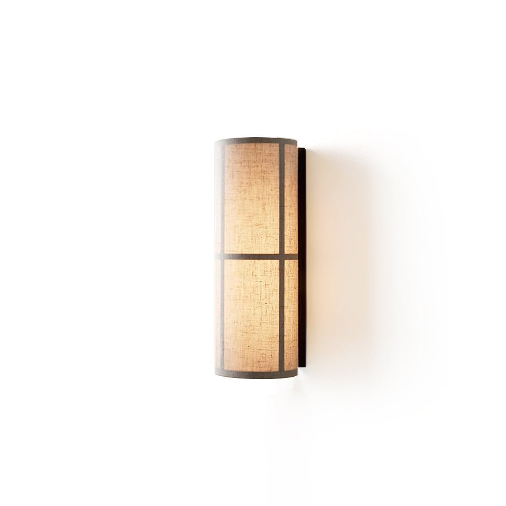 Lustra Wall Lamp Cylinder Fabric Soft Glow - Neutralighting
