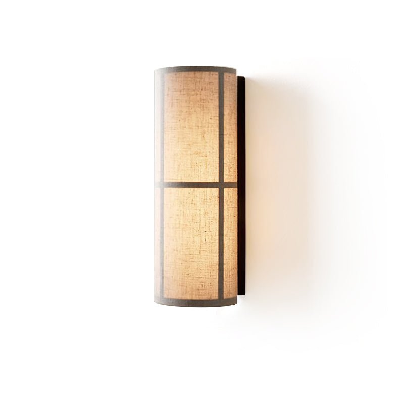Lustra Wall Lamp Cylinder Fabric Soft Glow - Neutralighting