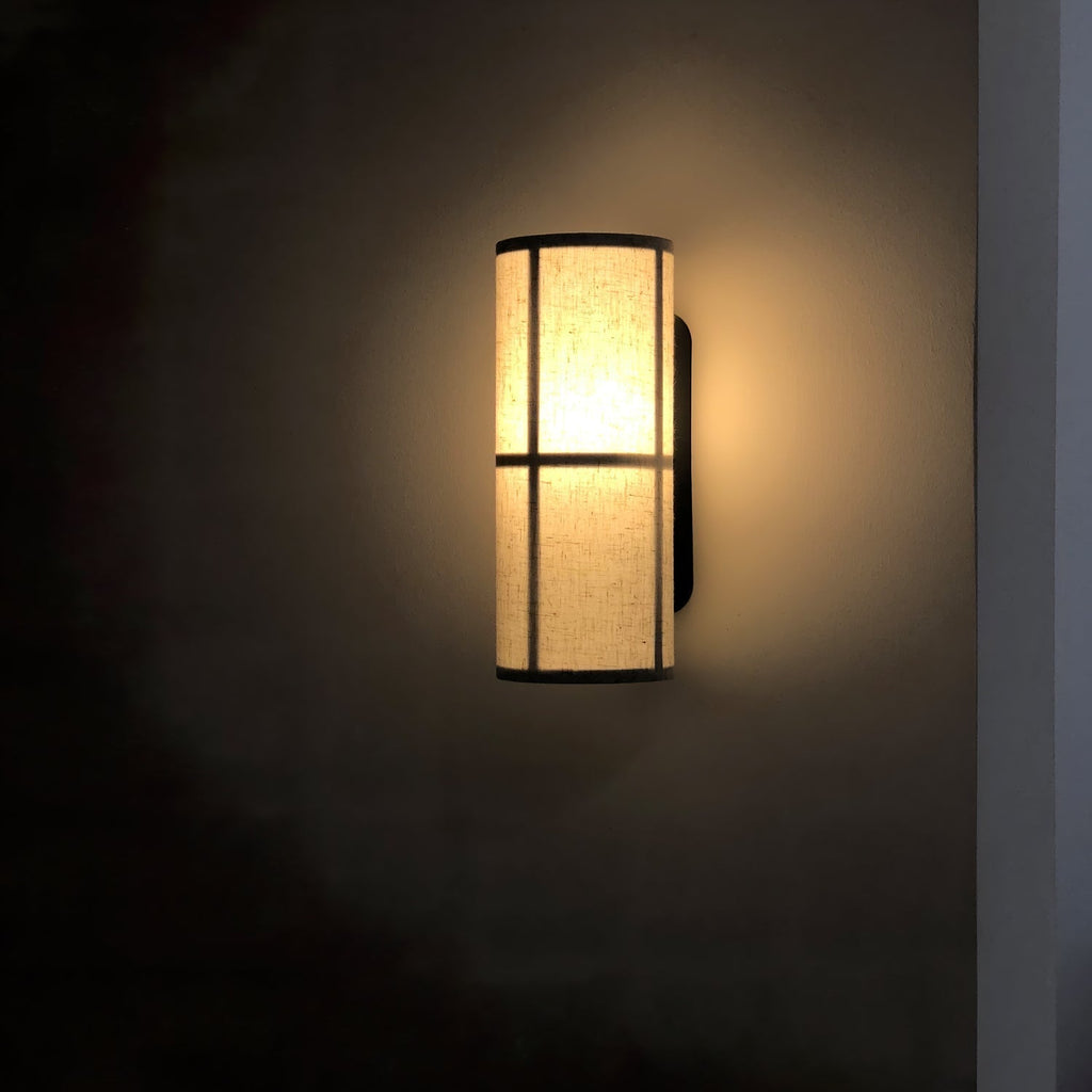 Lustra Wall Lamp Cylinder Fabric Soft Glow - Neutralighting
