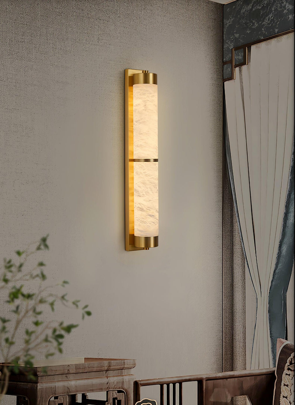 Olmirira Applique Murale Minimaliste en Albâtre - Neutralighting