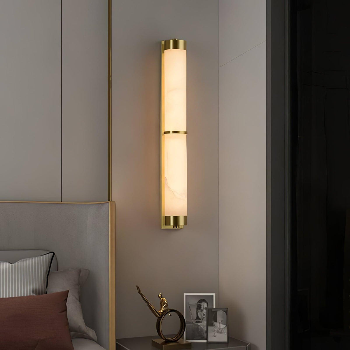 Olmirira Applique Murale Minimaliste en Albâtre - Neutralighting