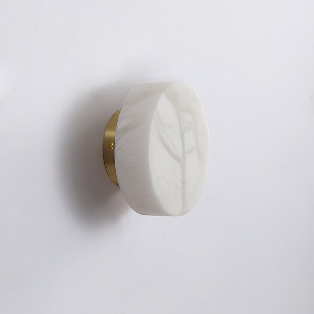Glim Applique Murale Moderne Minimaliste En Laiton Et Albâtre - Neutralighting