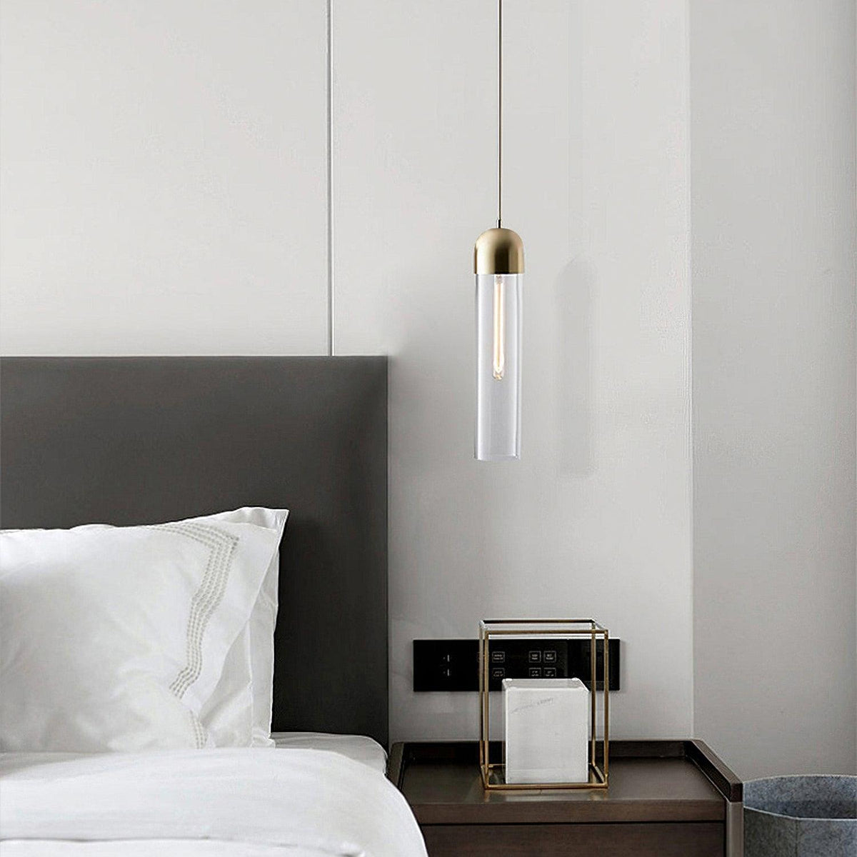Eurcara Suspension en Verre de Forme Cylindrique - Neutralighting