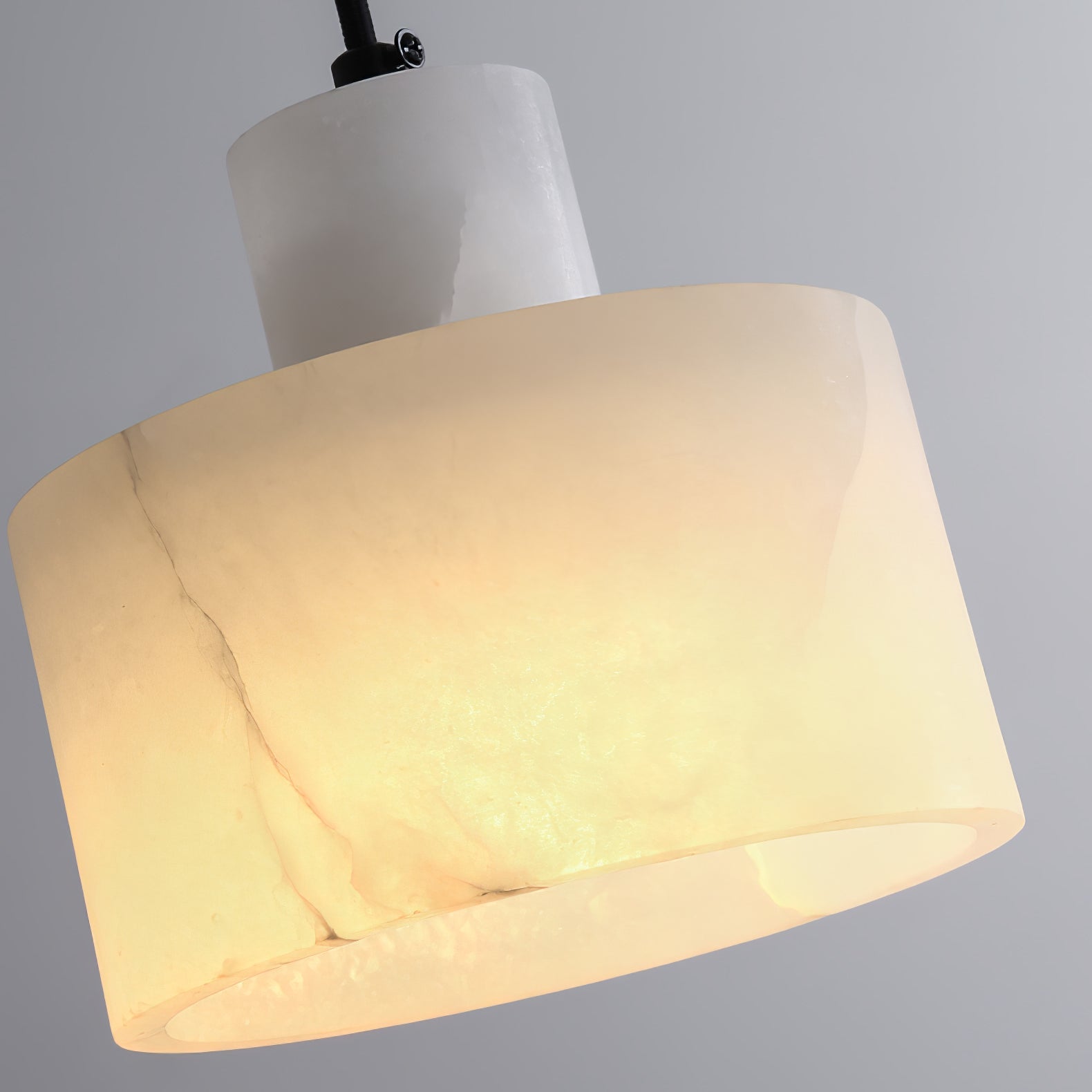 Alabaster Suspension Double Cylindrique - Neutralighting