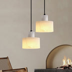 Alabaster Suspension Double Cylindrique - Neutralighting