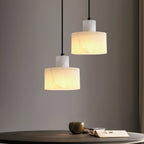 Alabaster Suspension Double Cylindrique - Neutralighting