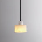 Alabaster Suspension Double Cylindrique - Neutralighting