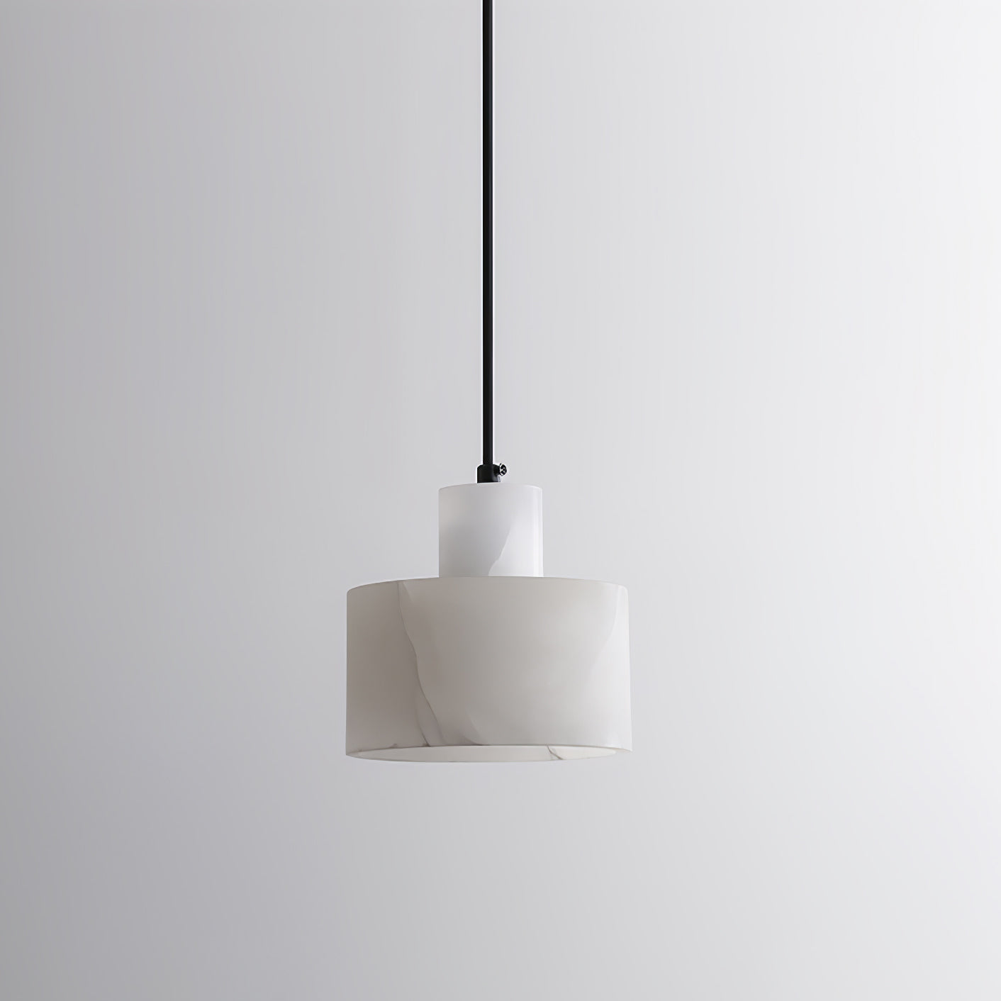 Alabaster Suspension Double Cylindrique - Neutralighting