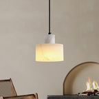 Alabaster Suspension Double Cylindrique - Neutralighting