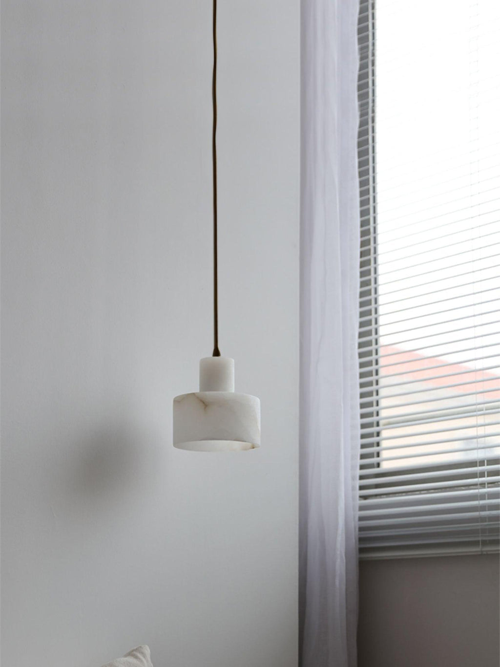Alabaster Suspension Double Cylindrique - Neutralighting