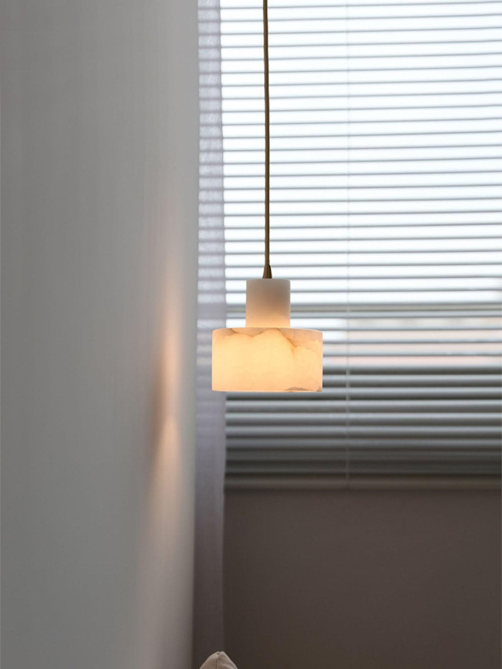 Alabaster Suspension Double Cylindrique - Neutralighting