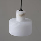 Alabaster Suspension Double Cylindrique - Neutralighting