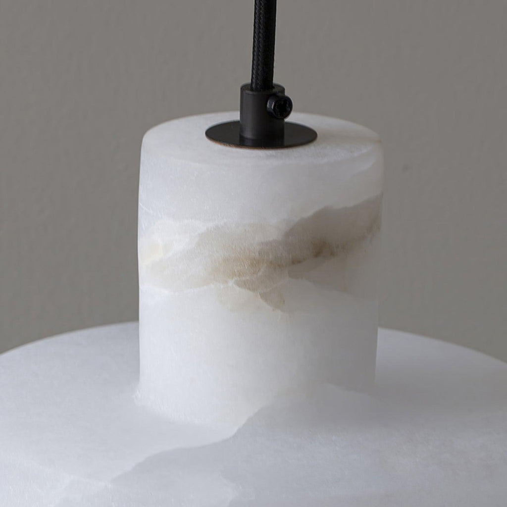Alabaster Suspension Double Cylindrique - Neutralighting